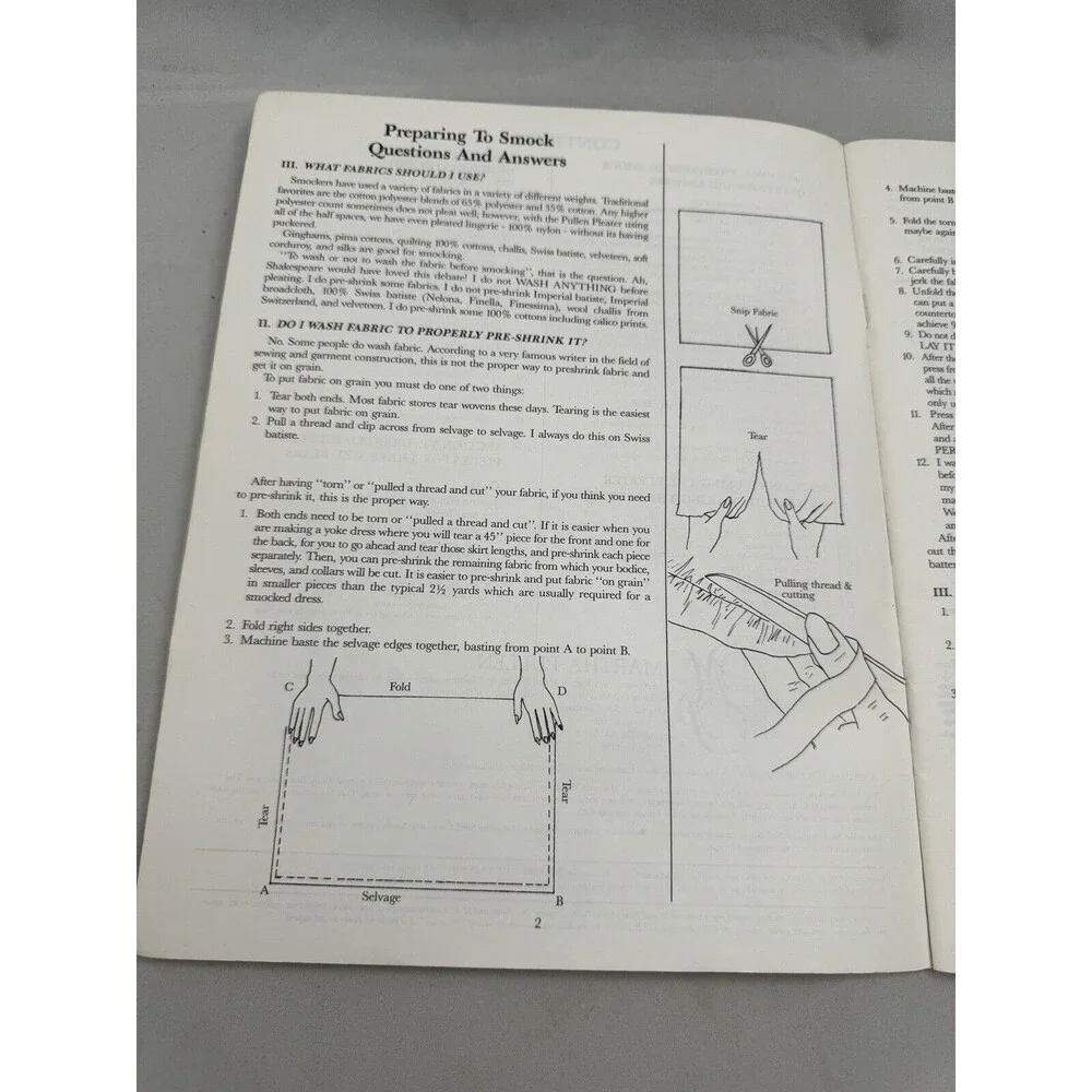 Martha Pullen Bearly Beginning Smocking Hand Sewing Book 1985 Vintage